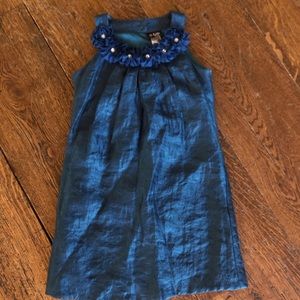 Girls cotillion dress in teal size 8